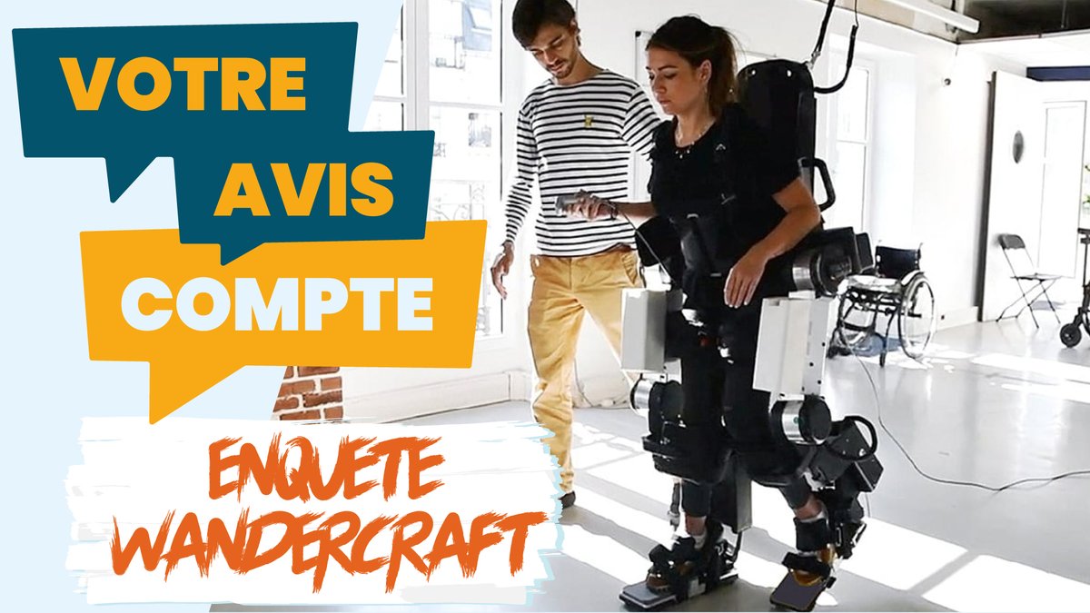 En lien avec Wandercraft, APF France handicap diffuse une enquête destinée aux #aidants de personnes en fauteuil roulant♿️
Pour chaque questionnaire rempli, Wandercraft verse 5€ à APF France handicap pour soutenir nos actions!
Questionnaire ➡ wandercraft.typeform.com/to/YWf4nb7V
#handicap