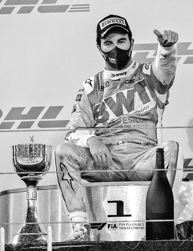 ruben_plaza98's tweet photo. #TalDíaComoHoy se cumplen 4 años de la primera victoria de Sergio Pérez @SChecoPerez en F1.

GP Sakhir 2020, la única victoria del equipo Racing Point.

#SP11 #ChecoPérez #RacingPoint #F1 #Historia #Pasado https://t.co/y2anlcp1iv