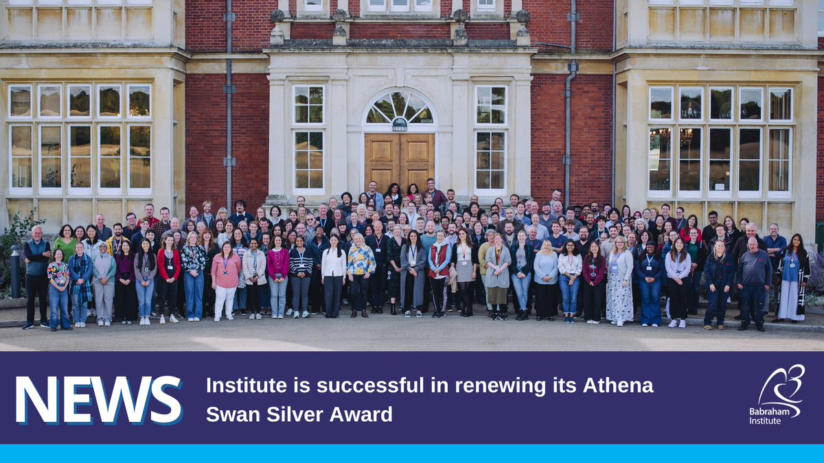 NEWS | We’re thrilled to have had our Athena Swan Silver Award renewed! Our action plan will continue to advance gender equality and promote an inclusive and diverse culture as we work to ensure lifelong health.
babraham.ac.uk/news/2024/12/i…
#AthenaSwan <a href="/AdvanceHE/">Advance HE</a>