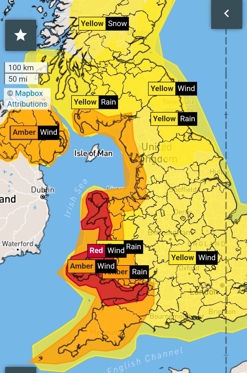This is significant #StormDarragh -
Follow advice and good luck to all the brilliant Emergency Services and fantastic Volunteer Rescue and support teams who will be working.