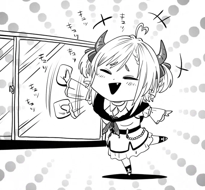 窓拭き
 #かのんかかんのか 