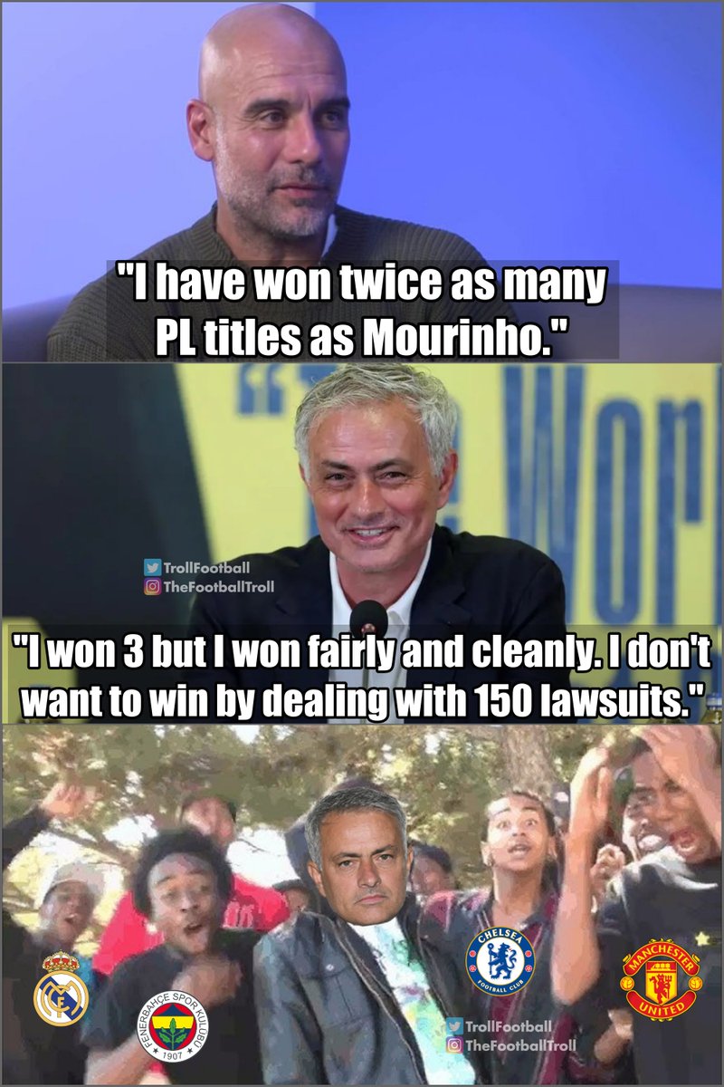 TrollFootball's tweet photo. You don't mess with Jose Mourinho https://t.co/lIFdRW1LN4