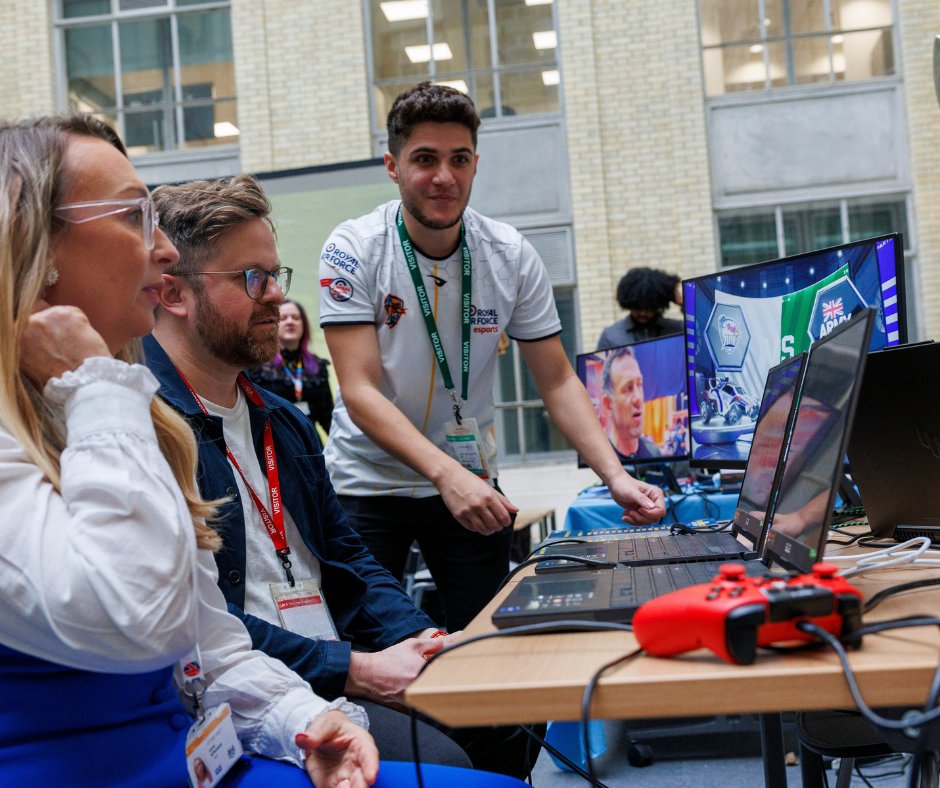 BFBS Radio (@bfbsradiohq) on Twitter photo To champion and entertain the military community is at the heart of what we do and Esports has quickly become a vital part of it 🤝🎮
<a href="/DefenceHQ/">Ministry of Defence 🇬🇧</a> launched Esports across the <a href="/BritishArmy/">British Army 🇬🇧</a>, <a href="/RoyalAirForce/">Royal Air Force</a> and <a href="/RoyalNavy/">Royal Navy</a> at an event showcasing the importance of gaming in our armed To champion and entertain the military community is at the heart of what we do and Esports has quickly become a vital part of it 🤝🎮
<a href="/DefenceHQ/">Ministry of Defence 🇬🇧</a> launched Esports across the <a href="/BritishArmy/">British Army 🇬🇧</a>, <a href="/RoyalAirForce/">Royal Air Force</a> and <a href="/RoyalNavy/">Royal Navy</a> at an event showcasing the importance of gaming in our armed