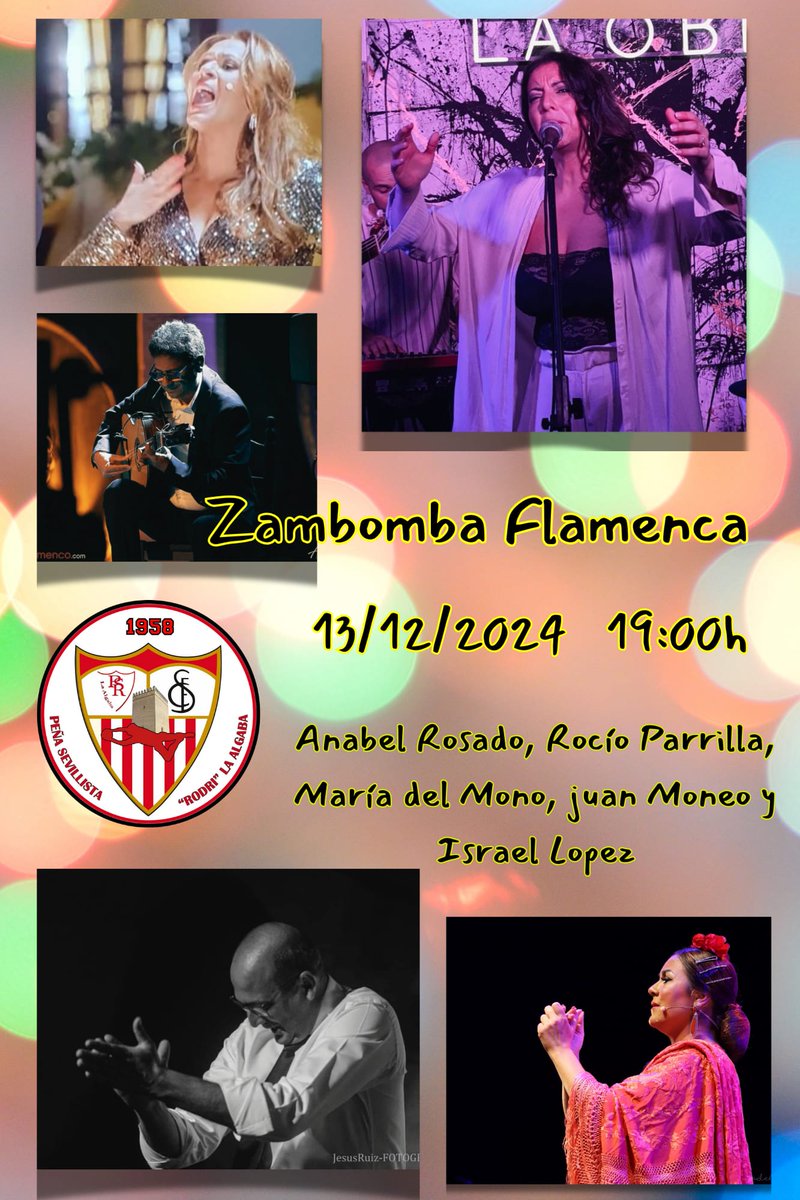🚨🚨ZAMBOMBA FLAMENCA PEÑA SEVILLISTA RODRI 🚨🚨

SOLO QUEDA UNA SEMANA PARA DISFRUTAR EN NUESTRA SEDE DE UNA NUEVA ZAMBOMBA FLAMENCA

💃OS ESPERAMOS A TODOS PARA DISFRUTAR DE UNA FELIZ TARDE NAVIDEÑA🕺

🏡PEÑA SEVILLISTA RODRI

#PSRODRI
#ZAMBOMBAFLAMENCA
#LAALGABA
#NAVIDAD2024