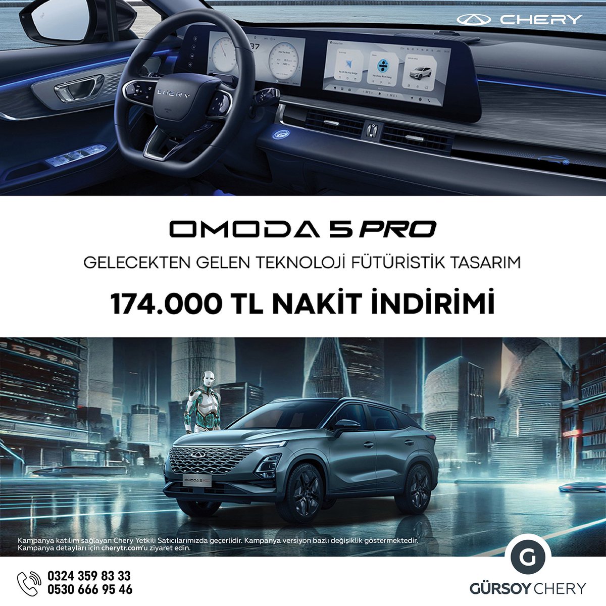 #chery #mersinchery #cherymersin #cherytürkiye #gürsoygrup #gürsoyoto #omoda5pro