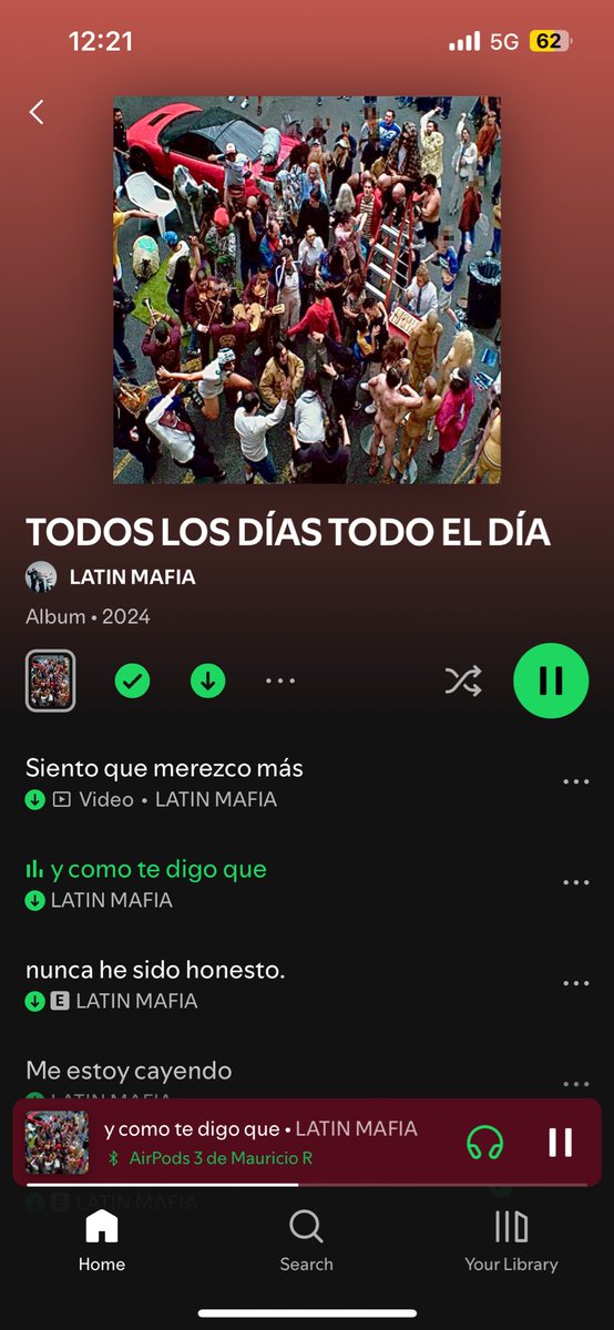 mrandazzoc's tweet photo. Soy temático con la música, descubro un artista/banda nueva y lo escucho 24/7. Voy con el descubrimiento del último mes: LATIN MAFIA. —y no por Patadas de Ahogado— Su álbum debut es adictivo. https://t.co/4slMXLr19b
