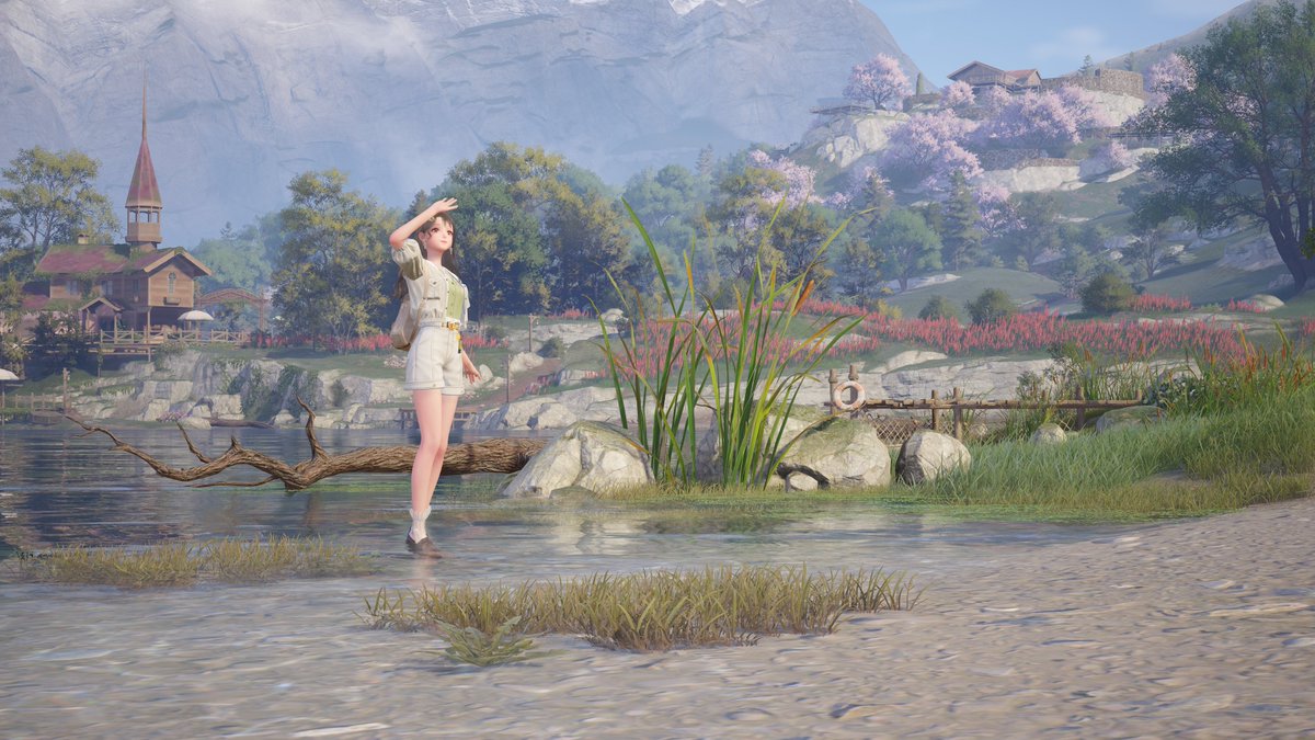 ミラクルコーデを探す旅に出ているはずが観光ばかりしている。しかし本当に画のクオリティがすごい。めっちゃキレイ。