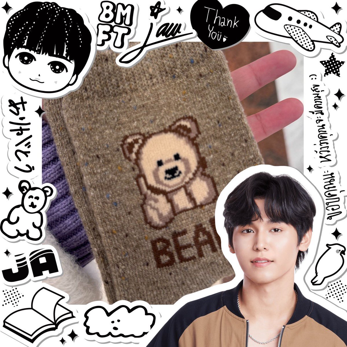 JaFirstNo1's tweet photo. 特地挑了小熊🐻袜子🧦😁
#Jacamera https://t.co/LBK6KEa6Sm