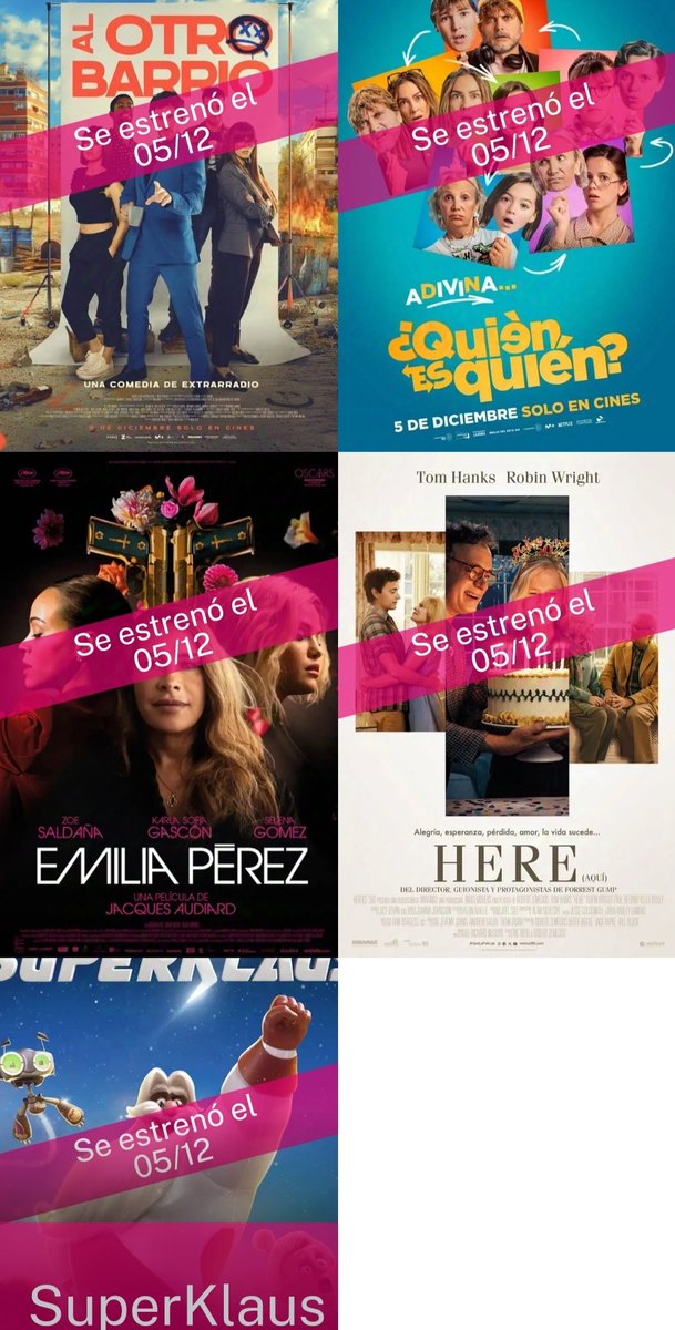 Muchos e interesantes #estrenos para este puente.