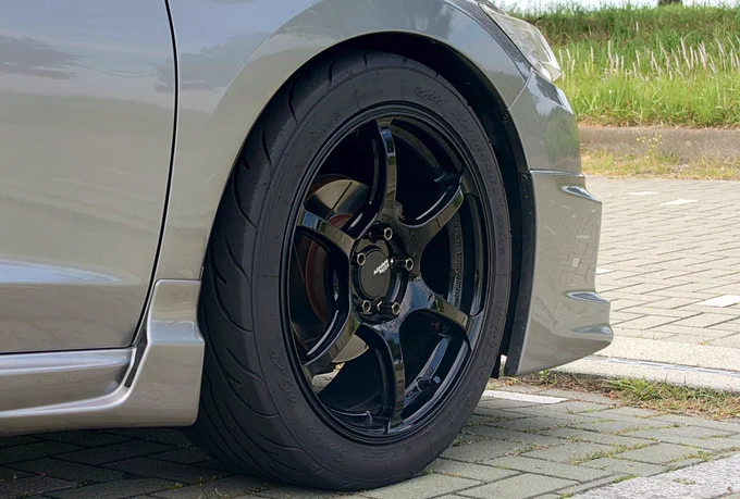 ホイールだけは大事に引き継がせてもらってるこれは次車でも使う 