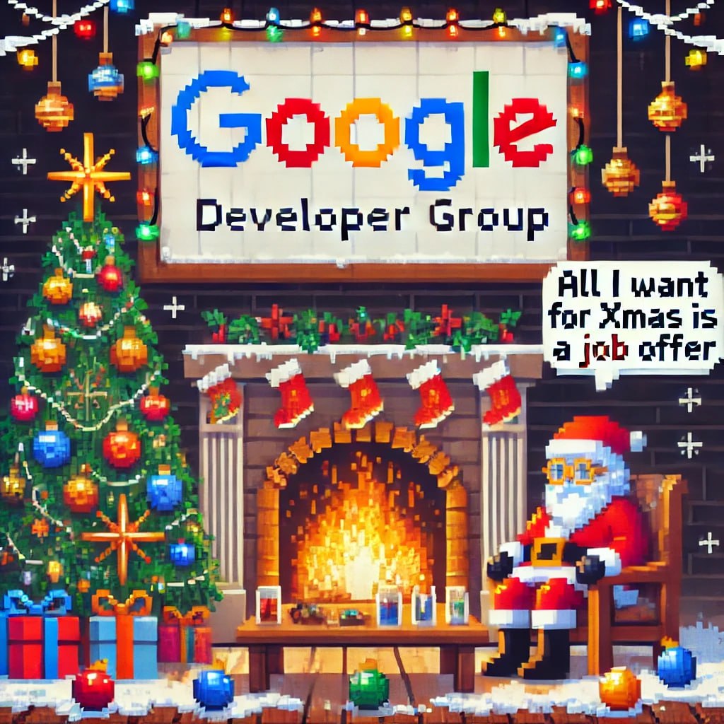 🎄 Ready to take charge of your career this holiday season? 🎁

Whether you’re gearing up for your first tech role or aiming to level up your career, this is your chance to unwrap the skills, insights, and confidence you need to succeed.

Organized by GDG on Campus ELTE with