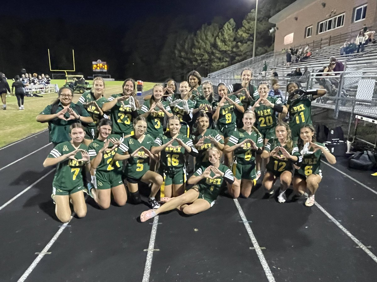 Apex Athletics (@apexhsathletics) on Twitter photo Historic weekend for our flag football team as we go to Durham County Stadium on Saturday to take on Friendship at 11:00. The winner of that game plays the winner of the Ashley vs Wakefield game for the State Championship at 2:30. <a href="/ApexHighSchool/">Apex High School</a> <a href="/apexcougarclub/">Apex Cougar Club</a> Historic weekend for our flag football team as we go to Durham County Stadium on Saturday to take on Friendship at 11:00. The winner of that game plays the winner of the Ashley vs Wakefield game for the State Championship at 2:30. <a href="/ApexHighSchool/">Apex High School</a> <a href="/apexcougarclub/">Apex Cougar Club</a>