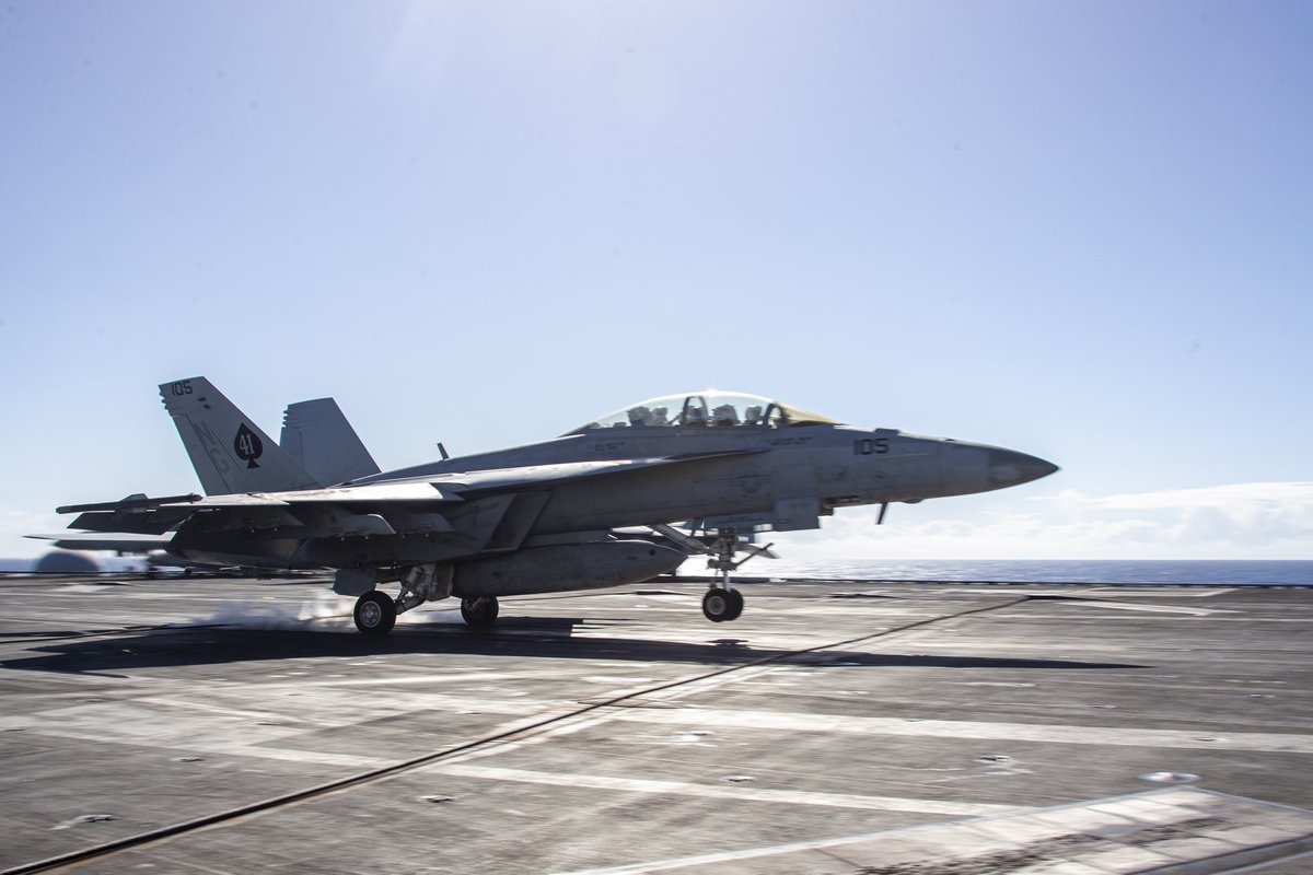 U.S. Naval Aviation is the best in the world for a reason.

It’s because your <a href="/USNavy/">U.S. Navy</a> puts in the work 💪 

Day in and day out #LincolnNation and the #Shoguns of Carrier Air Wing 9 conduct flight operations like clockwork ⏰ 

#FreeAndOpenPacific