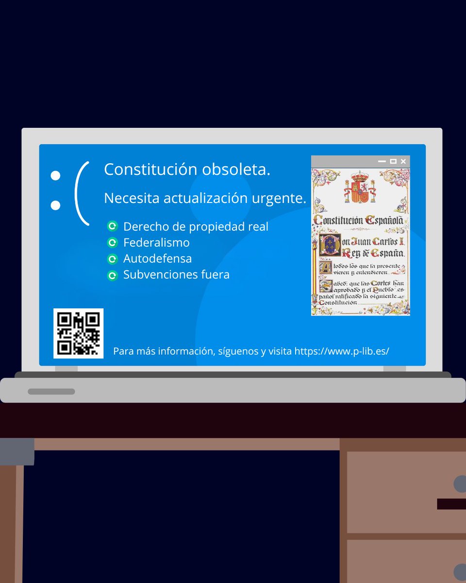 46 años con el mismo sistema y los mismos problemas. La Constitución no es sagrada, es un software viejo que beneficia a los mismos de siempre. ¿Hora de un cambio? No, hora de un sistema completamente nuevo: libertad real, derechos de propiedad absolutos, federalismo,