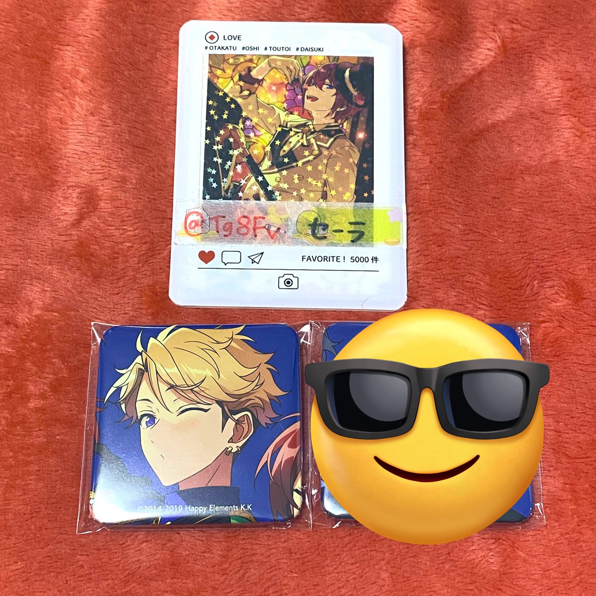 Tg8Fv's tweet photo. 【交換 譲渡】 あんさんぶるスターズ！！  Knights アルバム アニメイト 特典 缶バッジ

《譲》TRIP 鳴上嵐

《求》 1stアルバム特典 瀬名泉 
or 送料込 700円

あんスタ スクエア缶バッジ https://t.co/84M7dYJ5RL