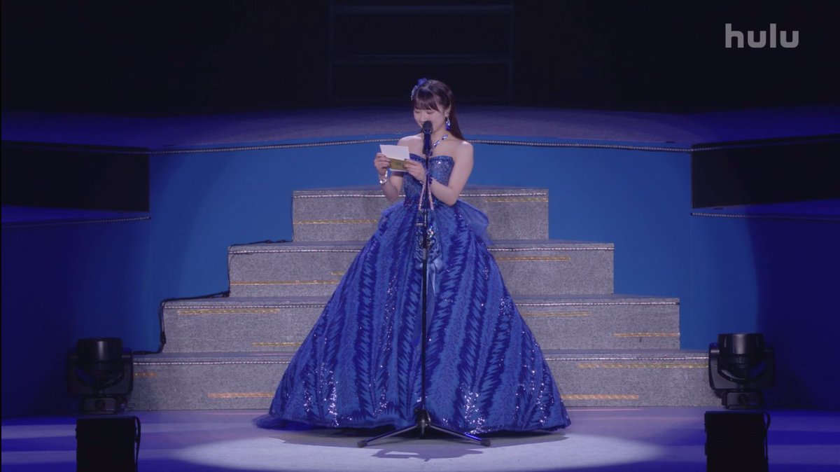 aka_funk's tweet photo. 真っ青なドレス！！！
 #モーニング娘24 https://t.co/q9CYTTNWBI