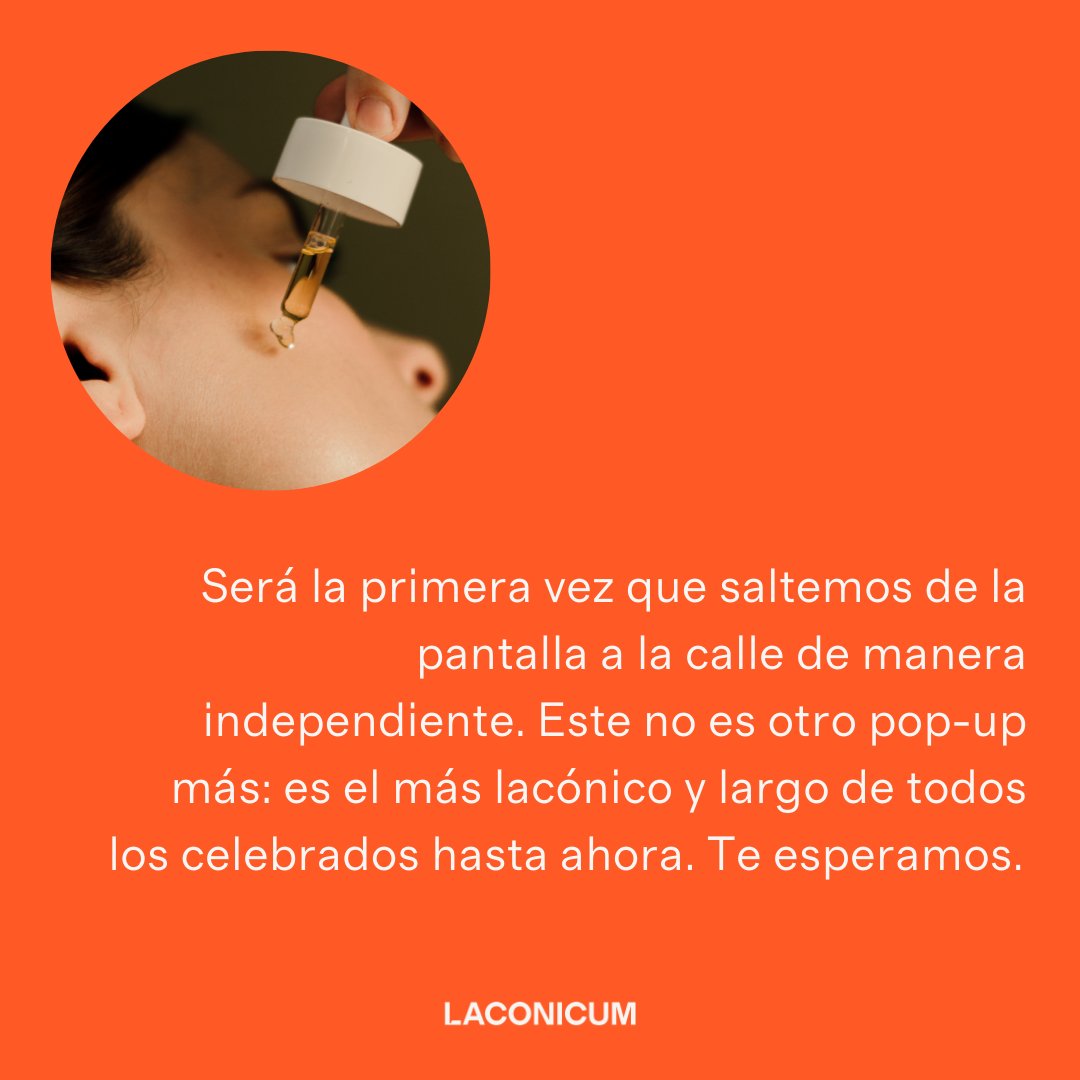 Pop-up Museo de los Pequeños Placeres
Será la primera vez que saltemos de la pantalla a la calle de manera independiente y con absolutamente todos los productos Laconicum.
Del jueves 19 al sábado 21 de diciembre. De 12:00 a 20:30.
C/alle Belén, 2. Madrid.

laconicum.com/pages/pop-up-l…