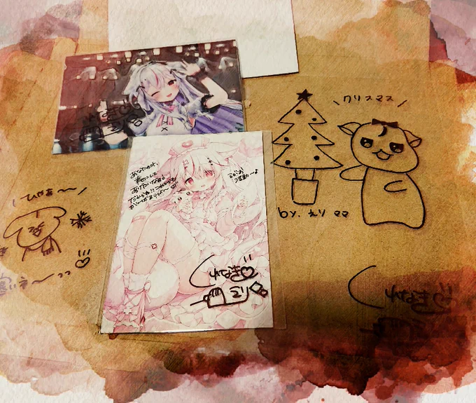I˙꒳​˙˶)ソットオオエンシテマス…!
#紅記えり 