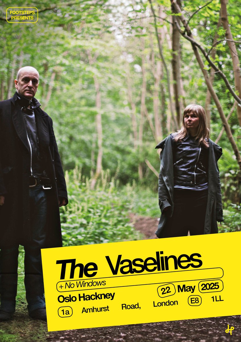 Scottish group <a href="/the_vaselines/">the_vaselines</a> were cited by Kurt Cobain as one of his influences in countless interviews and you can catch them for <a href="/Footsteps_LDN/">Footsteps London</a> next year 🎵

📅 Thursday 22 May 2025
🎟️ Tickets on sale now at alttickets.com/the-vaselines-…