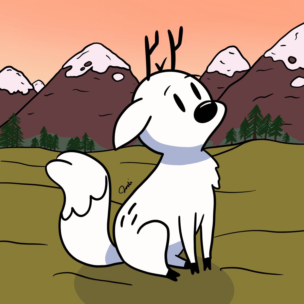 Happy Friday! 🤍 #twig #hilda #hildanetflix #hildaandtwig #lukepearson #fanartfriday #fanart <a href="/thatlukeperson/">Luke Pearson</a> <a href="/hildatheseries/">Hilda</a>