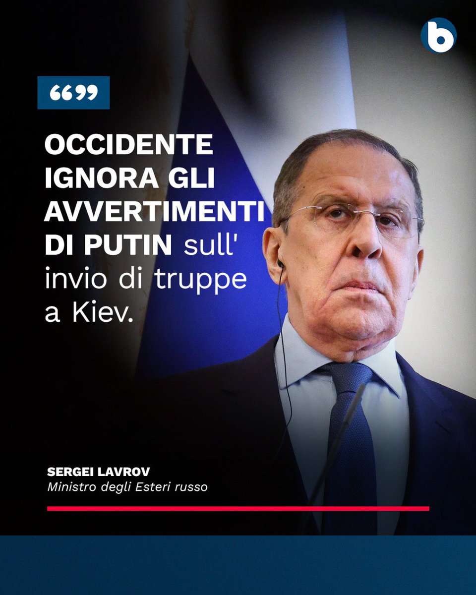 byoblu's tweet photo. Durante il summit OSCE a Malta, il ministro degli Esteri russo Sergei Lavrov ha puntato il dito contro le politiche occidentali, accusandole di ignorare i ripetuti avvertimenti di Putin sui rischi dell’invio di truppe a Kiev.

#Byoblu #Russia #Occidente https://t.co/O5E2KWf9UL