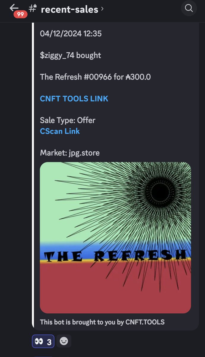 TheRefreshCNFT's tweet photo. Woohoo, we had a big 🔄 sale recently! 🔥

Congrats @Cfcfcf789 on the addition of a Joker to your collection 🃏 #LF5G!! https://t.co/QmrlJqeYuP