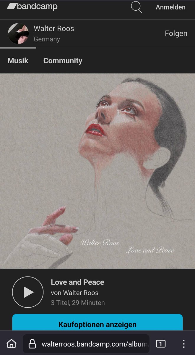 Bandcamp friday heisst,zu 100% Verdienst der Musiker (bandcamp verzichtet auf seine provision).
Na dann: 3 track album,ganz frisch😉🤔😉
#music #Bandcamp #BandcampFriday #ambient