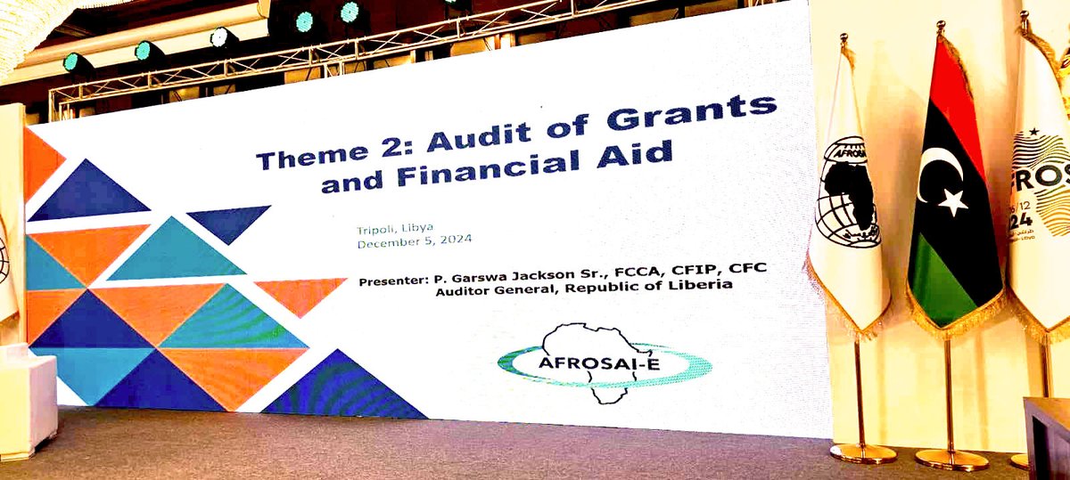 Auditor General-Liberia tweet media