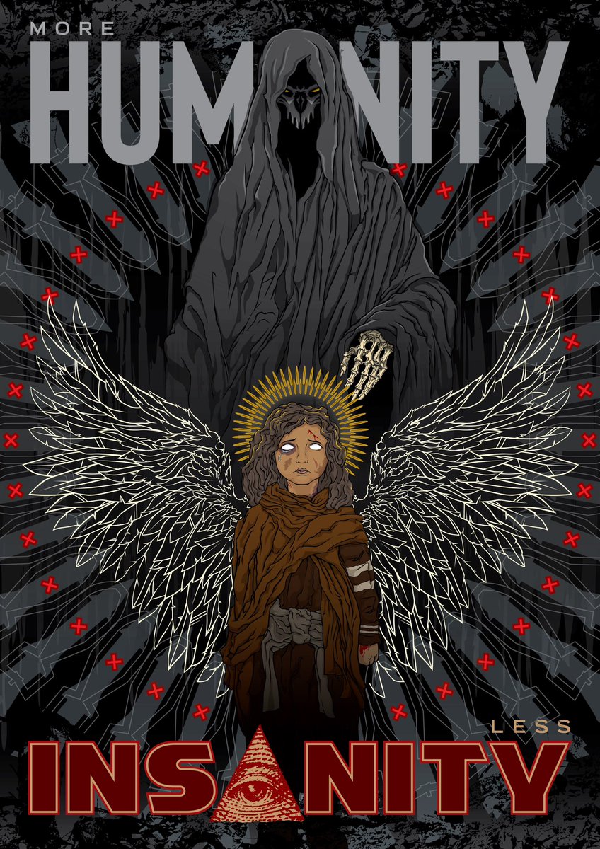 MORE HUMANITY, LESS INSANITY. 

What are we even doing anymore? We are deleting our future in front of our eyes. 

#protestart #nomorewar #savethechildren #humanity #saveourfuture #endthegreed