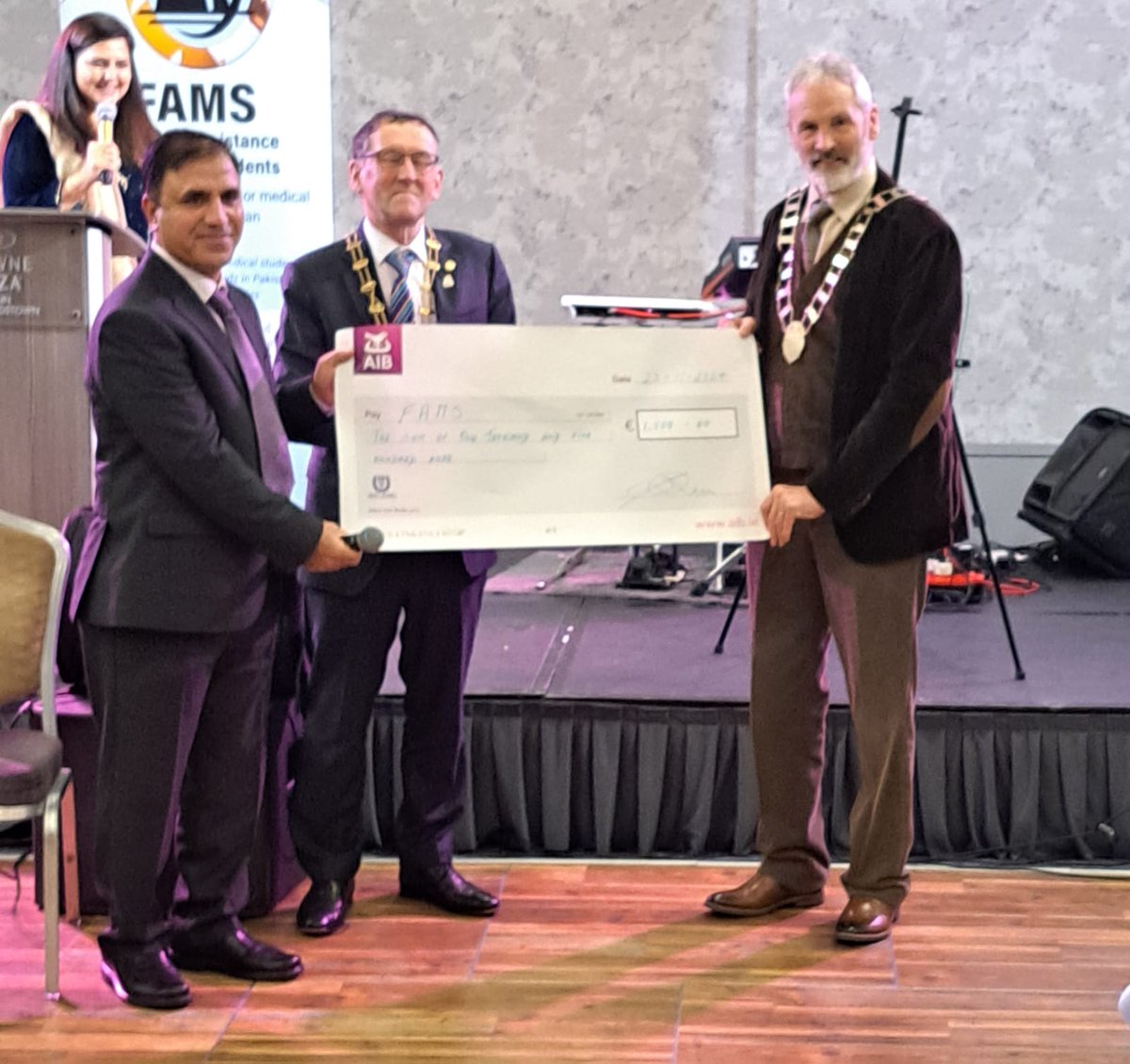 Rotary Club Athlone (@athlonerotary) on Twitter photo 23.11.2024
Members of Rotary Club of Athlone and Portlaoise attending the FAMS event in Dublin this evening. Our contributions added to the over €200,000 that was raised at the event.
<a href="/Rotary/">Rotary International</a> 23.11.2024
Members of Rotary Club of Athlone and Portlaoise attending the FAMS event in Dublin this evening. Our contributions added to the over €200,000 that was raised at the event.
<a href="/Rotary/">Rotary International</a>