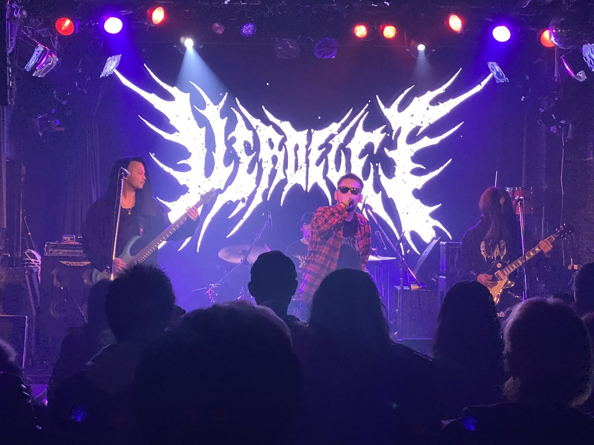 続いてはWildSideTökyo初登場、VERDELET！
メタリックに、ハードコアに、熱いライブがたまんねえっす！