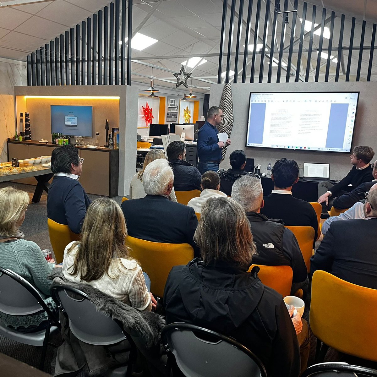DavidJamesArc's tweet photo. Thanks to @thelandscapeservice for a fantastic CPD on Wednesday, a very informative hour about the current BNG regulations, presented by Luke Mills and James Smith.  Great to welcome so many clients and consultants to the DJA Studio... https://t.co/iPwQiPU7L9