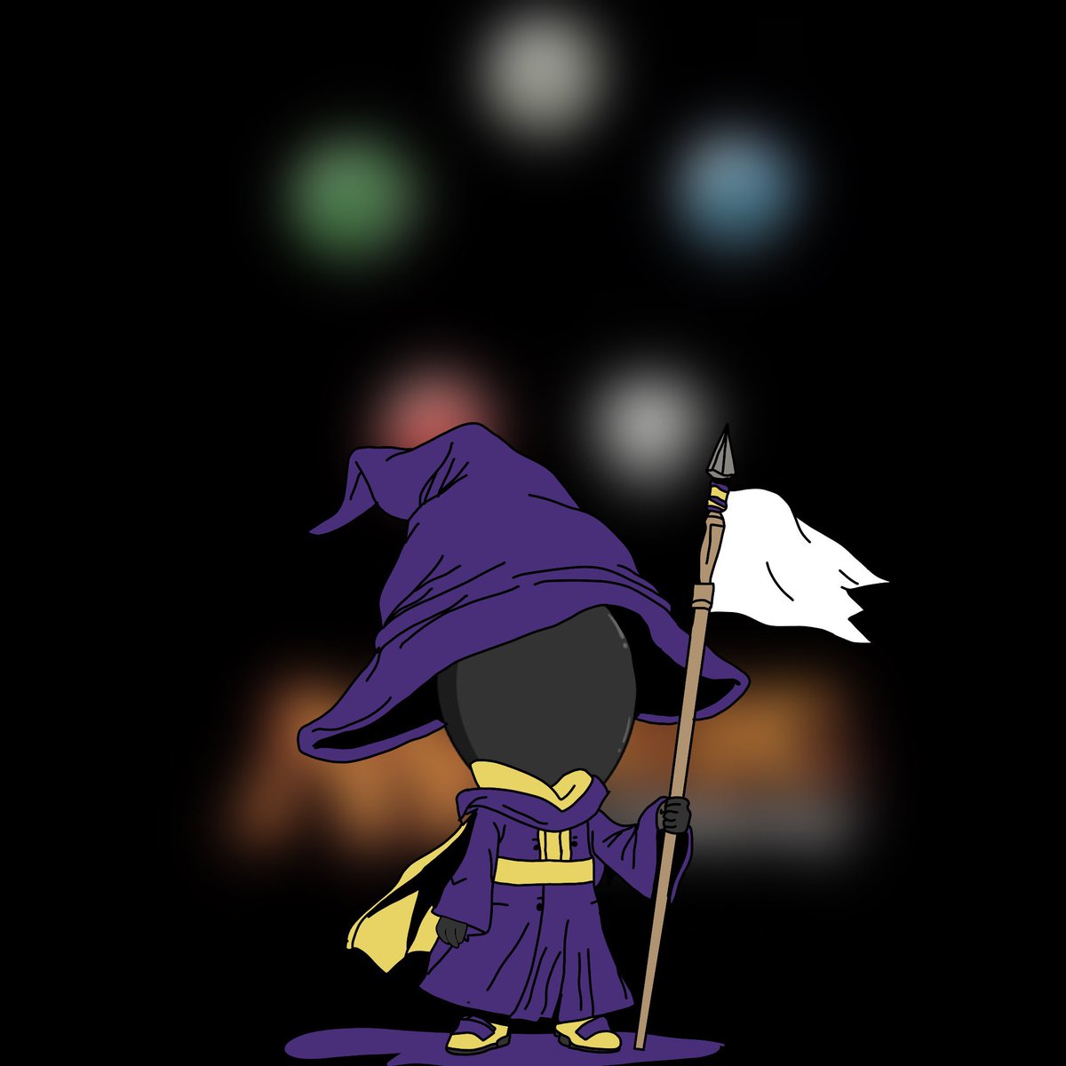 All these wizards waiving white flags 

While the whole chain sing to it 🪄