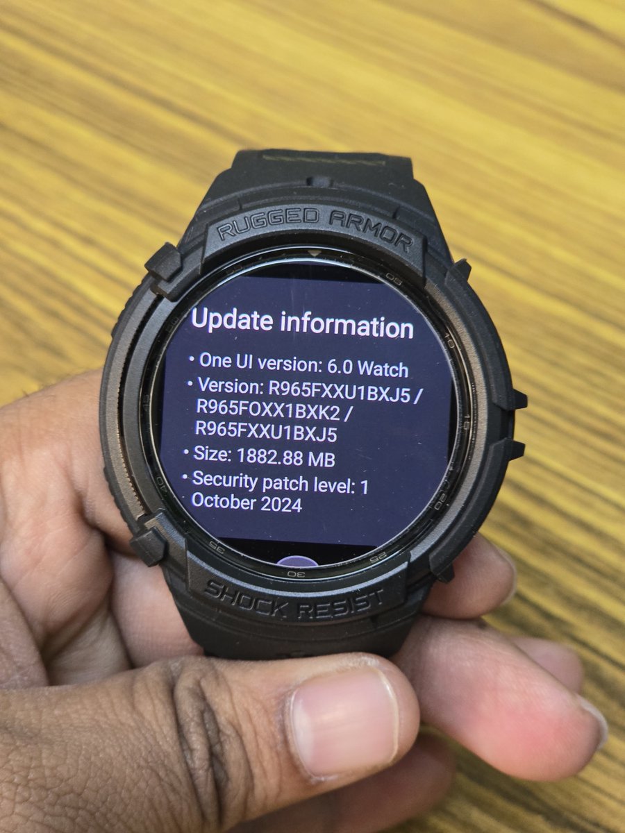 smasithick's tweet photo. ‼️Finally #GalaxyWatch6 Classic LTE gets #OneUI6Watch update in India 🇮🇳
Build: R965FXXU1BXJ5/R965FOXX1BXK2/
R965FXXU1BXJ5
Size: 1882.88 MB
Security patch: 1 October 2024
Enjoy 😍
Like ❤️ Repost
#GalaxyUpdates #Samsung #OneUI6.1.1 #GalaxyS24Ultra #GalaxyS24 @UniverseIce @tarunvats33 @Wvisioncreation @SamMobiles @thesammyfans @gsmarena_com @9to5Google @AndroidAuth @AndroidPolice @Androidheadline @sammygurus