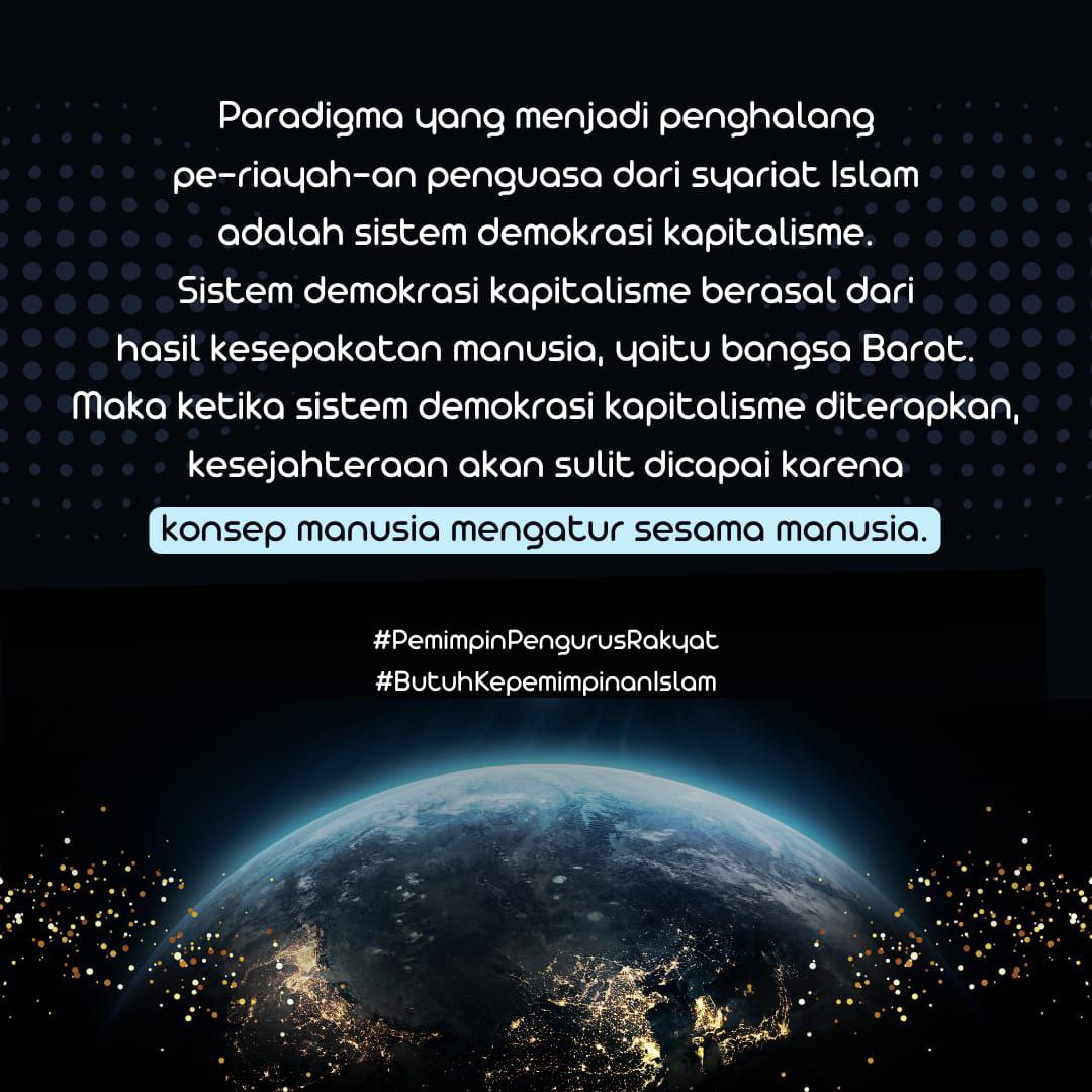 NurErlin1's tweet photo. #PemimpinPengurusRakyat
#ButuhKepemimpinanIslam https://t.co/nrytJ2gsj4