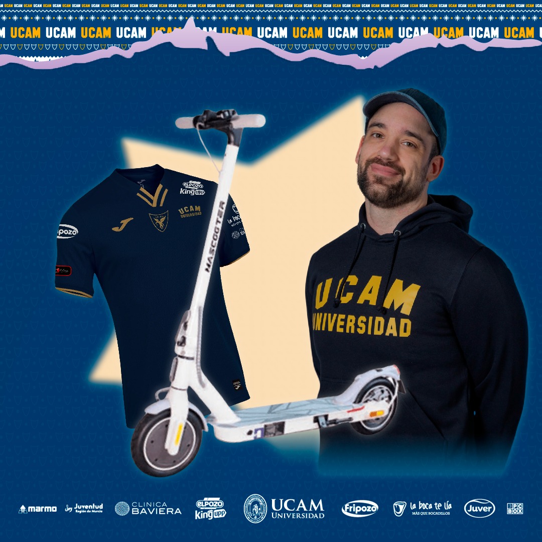 SORTEO #UCAMenAdviento DÍA 6🎄❄️

No he tenido un patinete eléctrico en mi vida y sería un peligro con uno.

Pero si queréis uno mi UCAM y yo estamos sorteándolo:
Más una camiseta deportiva UCAM Esports.

Requisitos:

➡️Seguirme a mi y a <a href="/UCAM_esports/">UCAM Esports</a> 
➡️RT

Solo península de 🇪🇸