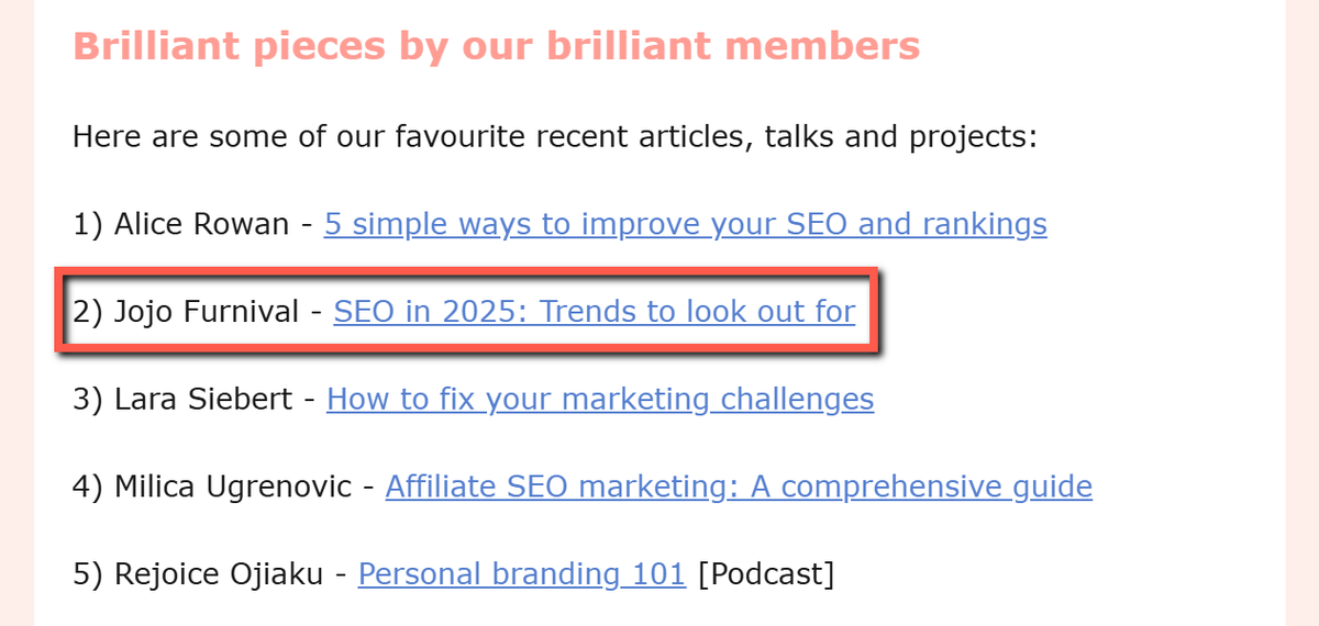 sitebulb's tweet photo. Open your @techseowomen newsletter immediately! Our article by @JoJofurnival &amp; lots of excellent WTS members is featured :)
#seo https://t.co/MmYoUMjkwR