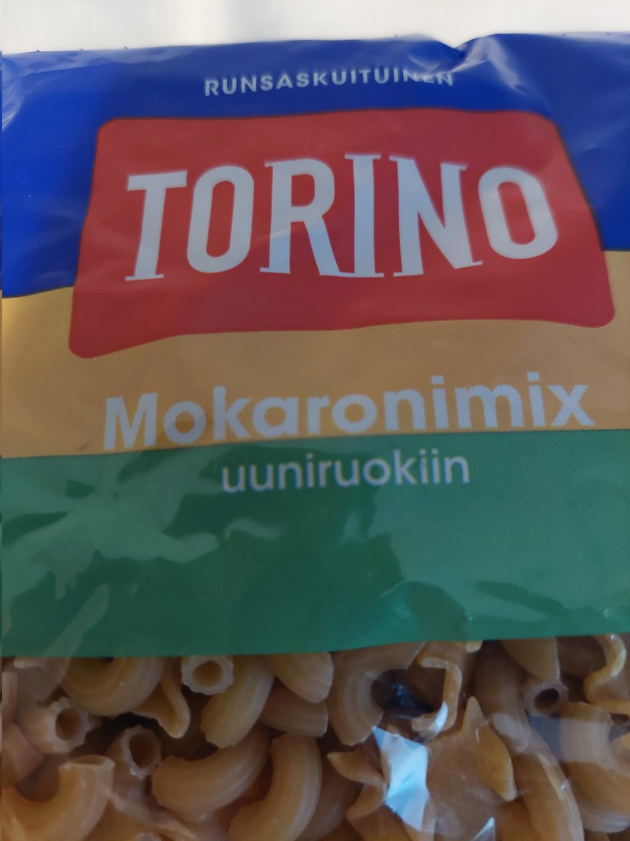 Palstalle's tweet photo. Törmäsin mielenkiintoseen hävikkiruokaan lähikaupassa. Minusta tällaista tarvitaan lisää. Ei ollut mitään vikaa kun käytin. 

#makarooni #hävikkiruoka #torino #kotikokki #kotiruokaa https://t.co/9r5bymkHSG
