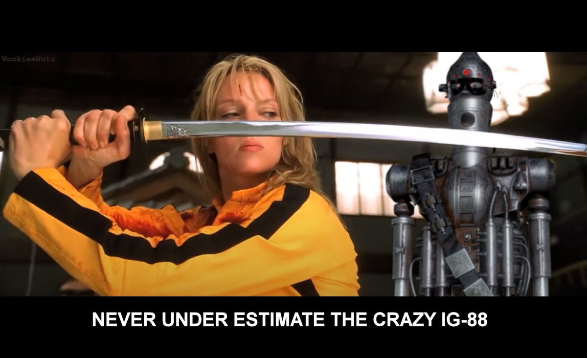 #StarWars
Crazy IG-88