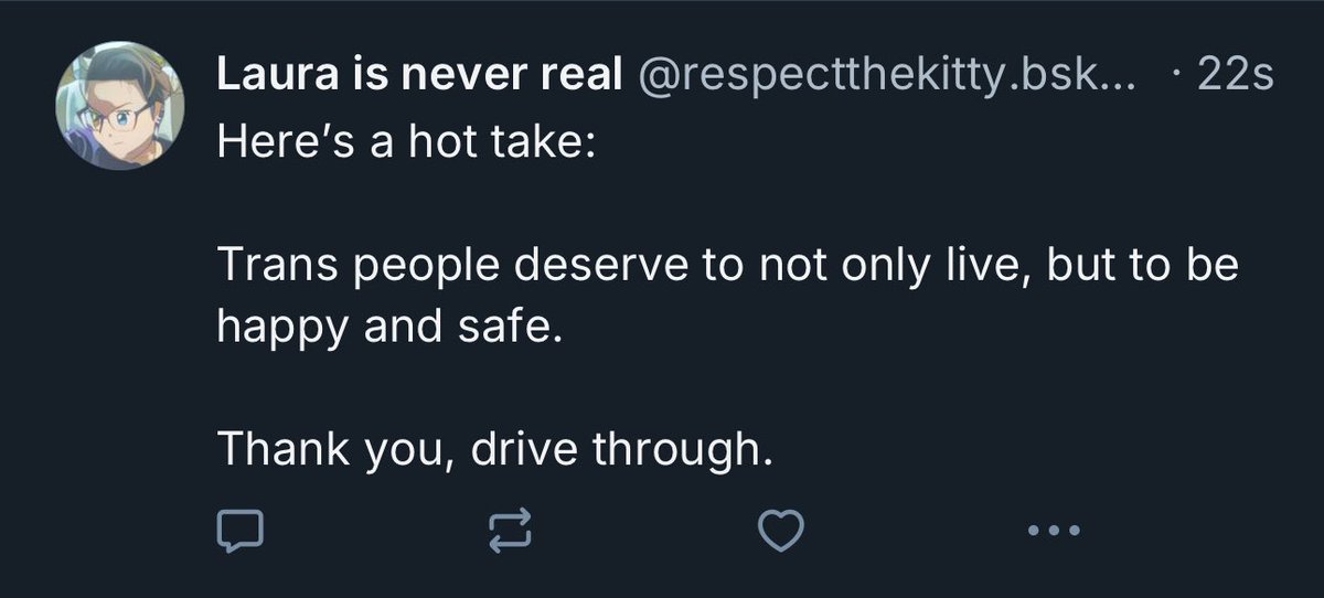 Just saying. 
(Find me on BlueSky for actual content)