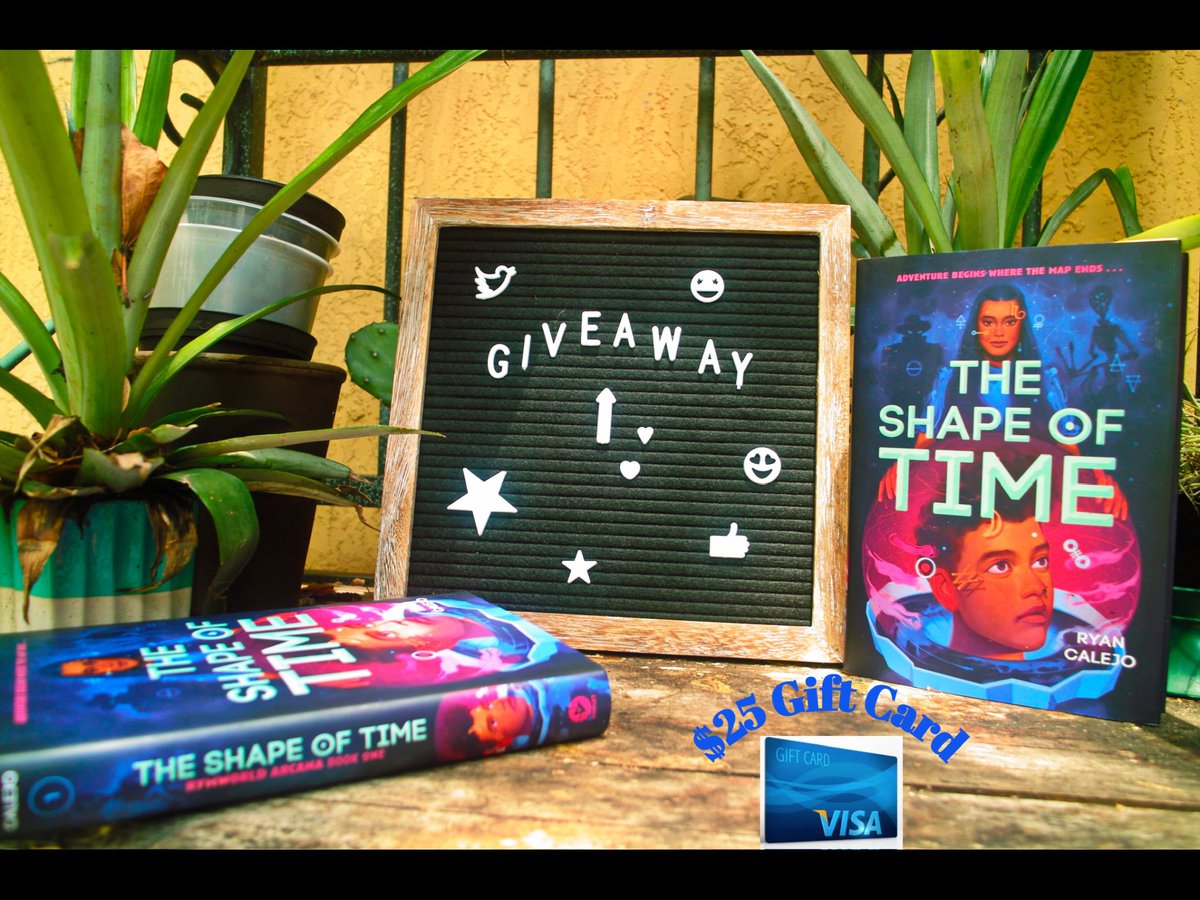 🚨HOLIDAY GIVEAWAY!!!🚨 I’m giving away a copy of SHAPE OF TIME and a $25 giftcard to help #teachers and #librarians with school supplies! RT/Follow by 1/6 to enter. For extra entries tag friends! #mglit #kidlit #booktwitter #middlegrade @latinosinkidlit @latinxinpub <a href="/abramskids/">ABRAMS Kids</a>