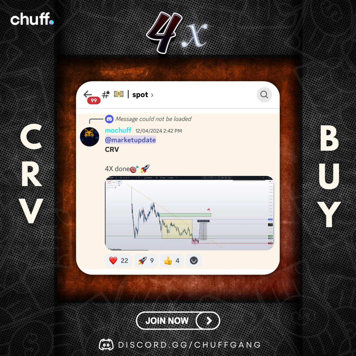 thechuffgang's tweet image. New Day New Money 💸🤑, CRV / USDT Call was Given in our PREMIUM, DID 4x 🎯🚀

Premium Entries are Closed Currently, Will be reopening by 25th December

🔗 Free group link in our bio.

.
.
.
.
#thechuffgang #chuff #btc #crypto #cryptomemes
#investors #stockmarket #trending