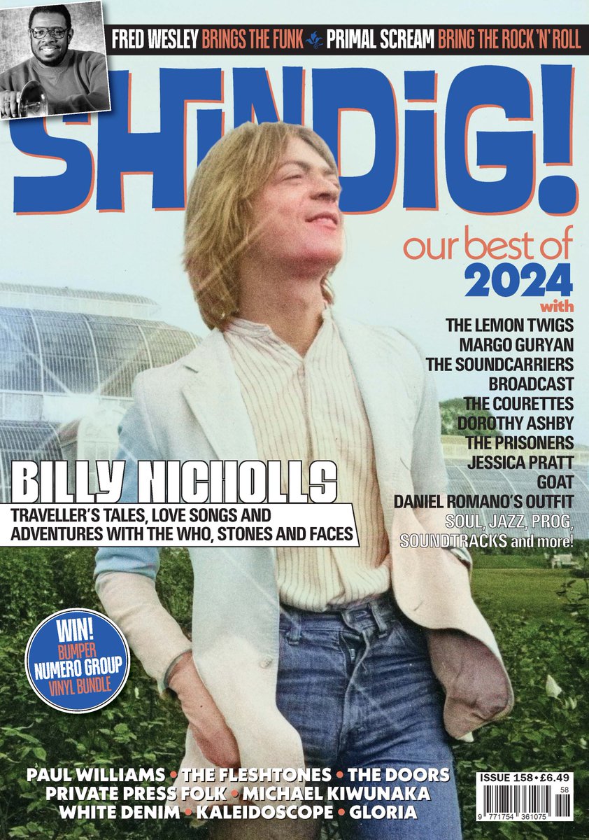 Out this week is 2024's final issue of <a href="/shindigmagazine/">𝐒𝐡𝐢𝐧𝐝𝐢𝐠!</a>, with our traditional end-of-year best-of, seasonal spookiness, even more Paul Williams, and plenty more besides. And I spent some time with those deep diggers at <a href="/GuerssenRecords/">Guerssen Records</a> for an expanded Vinyl Art. See you in '25.