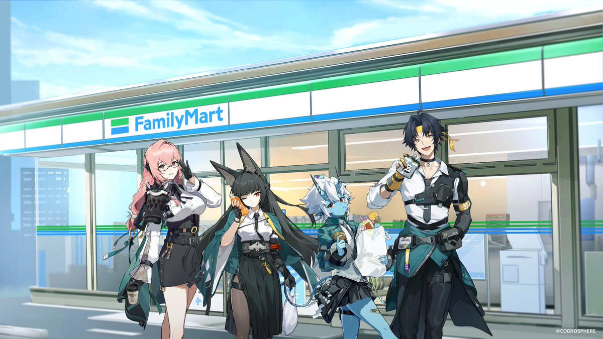 #ゼンレスゾーンゼロ × #ファミリーマート、コラボ開催決定！

2024年12月17日（火）より、全国のファミリーマートにて展開！

ぜひお楽しみに♪ 

＃ゼンゼロ ＃ゼンゼロファミマ