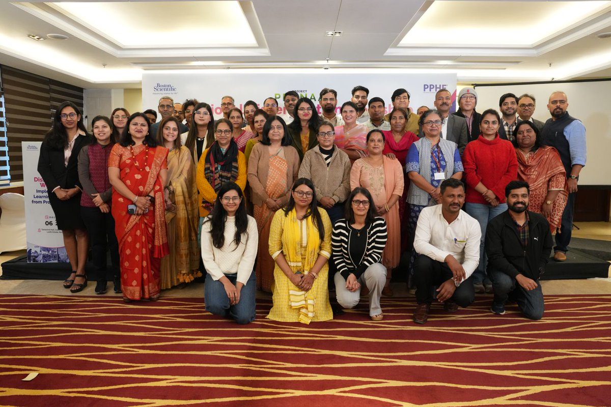 PPHF_Global's tweet photo. @PPHF_Asia, in collaboration with @bostonsci, hosted the National #DisseminationWorkshop on “Implementation Learnings on NCDs from Project PRANAA” today at IHC, New Delhi.
Gratitude to all #dignitaries, #partners &amp; #stakeholders for their invaluable contributions.
#HealthForAll https://t.co/ocxVOItyK0