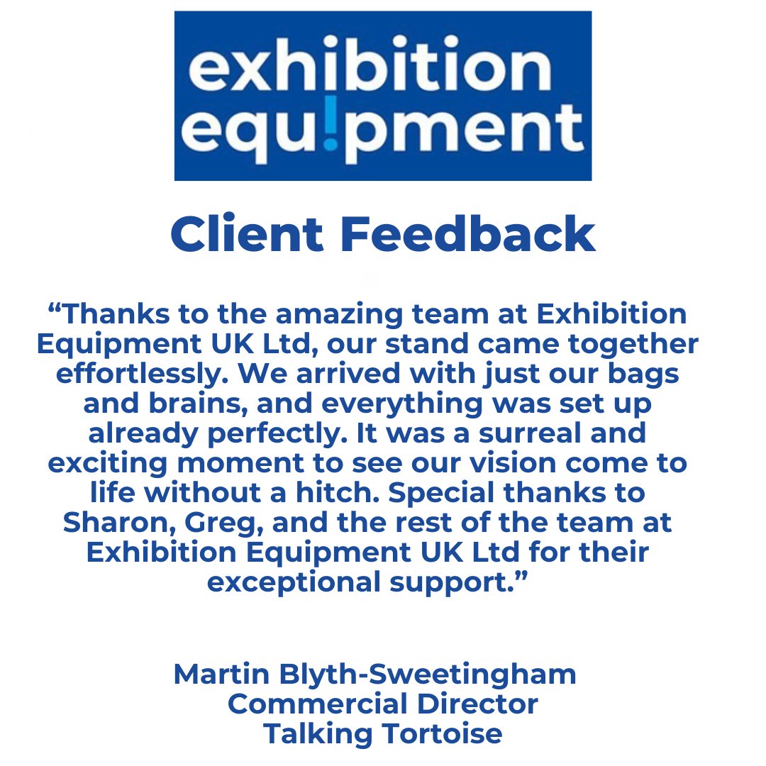 Exhibition Equipment tweet media