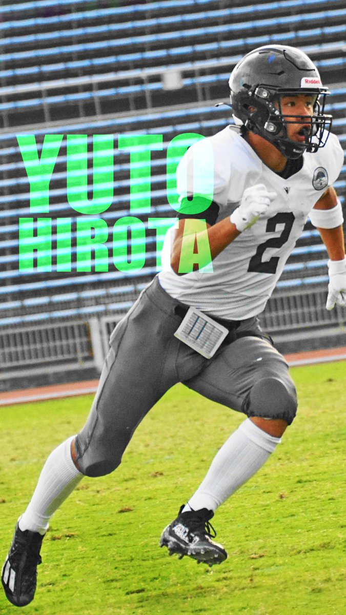 KyotoU_Football's tweet image. #2/WR 廣田悠人

高い身体能力と圧倒的な努力で、今秋3TDを獲得。
自分にも他人にも厳しさを求め続ける彼の存在は、オフェンスだけでなくチームを牽引するものになるだろう。

#Football #Americanfootball #Kyoto #Kyotouniversity #京都大学 #アメフト #widereceiver#廣田悠人