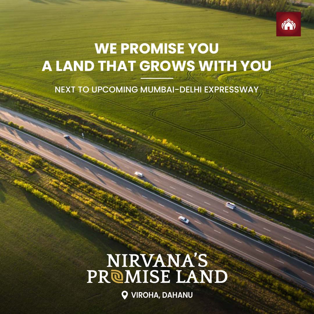 nirvanarealty's tweet image. Own a 2250 sq.ft Villa Plot at Nirvana Viroha, near the Delhi-Mumbai Expressway!

Limited plots available.

Call 9513166409 | Visit: mynirvana.in
#NirvanaRealty #VillaPlot #Dahanu #DelhiMumbaiExpressway