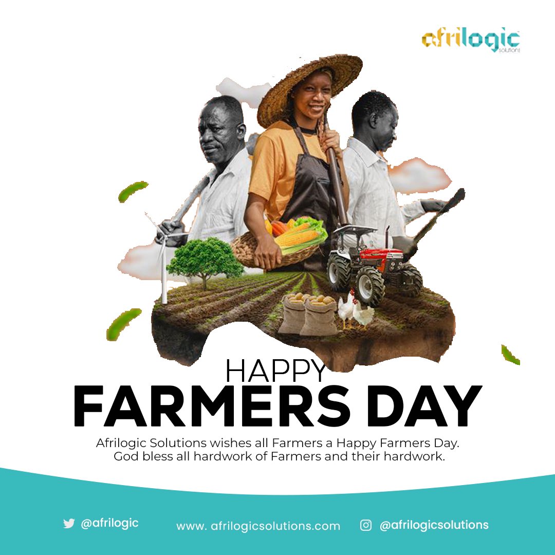 Celebrating the heart and soul of our nation on this special day! 🌾🚜 At Afrilogic Solutions, we're proud to support Ghana's farmers with innovative tech solutions that drive growth and sustainability. Happy Farmers' Day! #FarmersDay #Agritech #AfrilogicSolutions