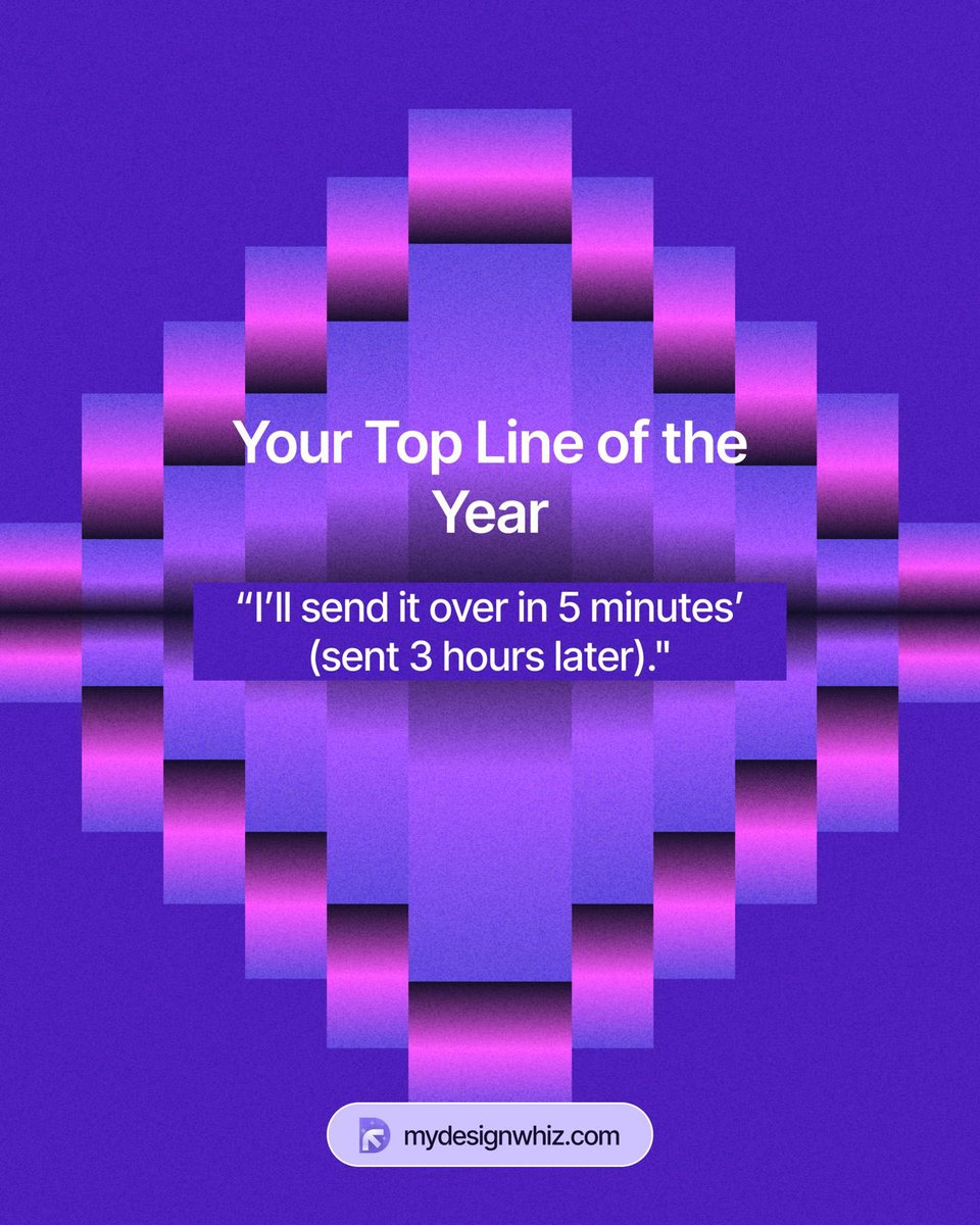 mydesignwhiz's tweet image. Here’s your 2024 Designer Wrapped, because your creative journey deserves its own spotlight. ✨

Which of these can you relate to? 🤭

#2024wrapped #designerwrapped #thread